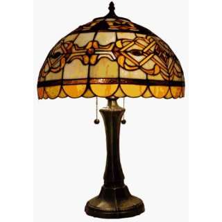  Stained Glass Tiffany Style Design Pattern Table Lamp 