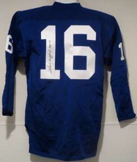   GIFFORD AUTOGRAPHED/SIGNED NEW YORK GIANTS MITCHELL & NESS BLUE JERSEY