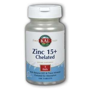  Zinc 15 Amino Chelate   100   Tablet Health & Personal 