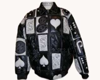  Pelle Pelle Mens Poker Leather Jacket Clothing