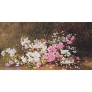   Life With Apple Blossoms   L. Boulanger 32x17 CANVAS