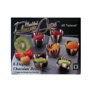 Marbled Chocolate Flower Cups Gift Box 12 Count  Grocery 