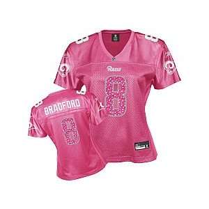  Reebok St. Louis Rams Sam Bradford Womens Pink Sweetheart 