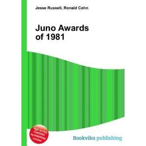  Juno Awards of 1981 Ronald Cohn Jesse Russell Books