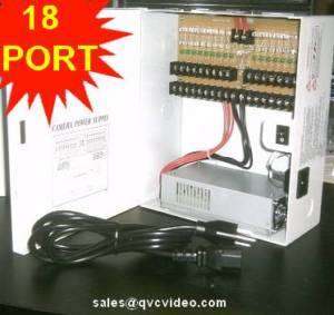 16ch Video Camera CCTV Power Supply BOX 24v AC 5 AMPs  
