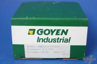 Goyen Industries 10QLS 3 T/2433 Solenoid Valve ~2 Pack~  
