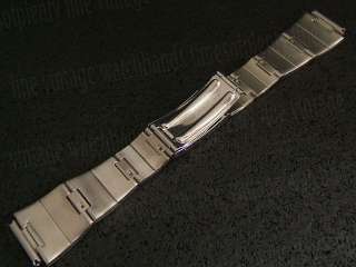 nos 19mm Heavy Stainless Steel LED LCD 1970s Japan Vintage Watch Band 