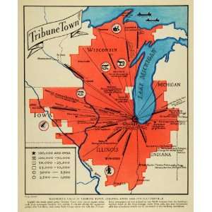   Wisconsin Illinois McCormick   Original Color Print
