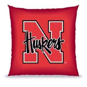  NCAA Sports 18 Toss Pillow Nebraska Cornhuskers   College 