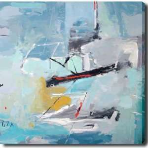  Abstract Boat Giclee Canvas Art Arts, Crafts & Sewing