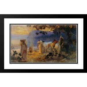  Bridgman, Frederick Arthur 24x17 Framed and Double Matted 