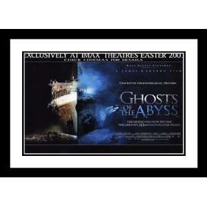 Ghosts of the Abyss 20x26 Framed and Double Matted Movie Poster 