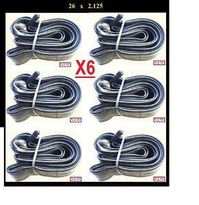 26 Bicycle Bike Cycle 26 x1.75 2.125 Inner Tube New x6  