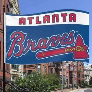  MLB Atlanta Braves 3 x 5 Royal Blue Logo Flag Sports 