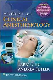   Anesthesiology, (0781773792), Larry Chu, Textbooks   