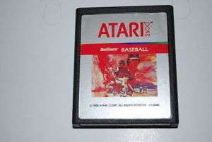 Baseball Atari 2600 Video Game CX2640 1988  