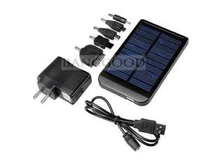 2600mAh Solar External Battery Power Charger for iPhone 4 4S Samsung 