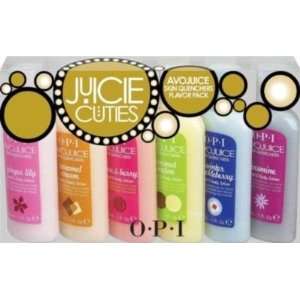  OPI Set of 6 JUICIE CUTIES Skin Quencher BodyHand Lotion 