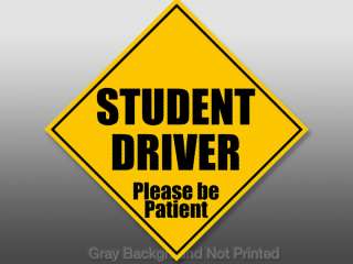 Student Driver Sticker    safe decal safety drive teen   