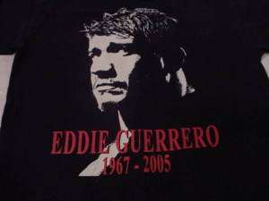 WWE Memorial Tee~EDDIE GUERRERO~1967 2005~Size Medium  