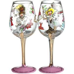    Bridesmaid Wine Glass   Custom Wine Glasses