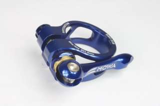 MOWA QR Seatpost Clamp,Titanium Axis,31.8mm,Blue,28g  