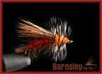 BARNSLEY   2 FLY BOXES + 100 FLY FISHING TROUT FLIES  