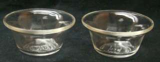 Vintage Glasbake #286 Custard Cups  