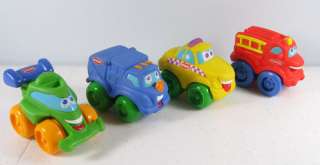 Lot of 4 Playskool Tonka Wheel Pal Vehicles  