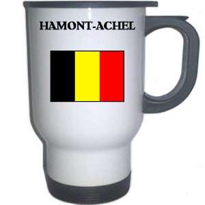  Belgium   HAMONT ACHEL White Stainless Steel Mug 