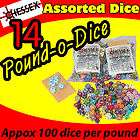 14 pound of dice bag chessex game assorted ad d
