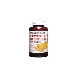  Chewable Acidophilus with Bifidus 100 Tabs ( Banana Flavor 