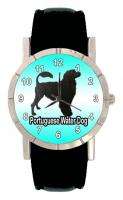 Portuguese Water Dog Portie Leather Wrist Watch SA1202  