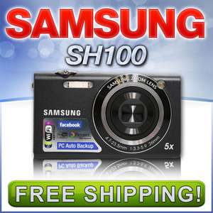 Samsung SH100 14.2MP Digital Camera Black + Starter Kit 610563291632 