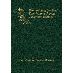   Â page 1 (German Edition) Christian Karl Josias Bunsen Books