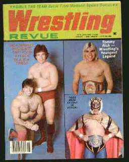 Wrestling Revue Magazine 1983 Rick Martel Tommy Rich  