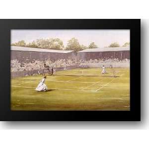  Tennis Wimbledon 1910 (Ladies) 1 of 2 24x18 Framed Art 