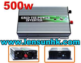 400W(4x100W)Solar Panel + 500W Grid Tie Inverter,Grid Solar System 