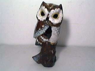 Thelma Frazier Winter WPA Pottery Owl Cleveland School  