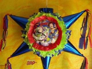 Pinata Toy Story 3 Buzz Woody Star Shape Holds Candy  