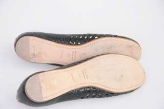 PRADA MIU MIU BALLERINA FLATs flat woven leather SHOES balerinas size 
