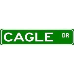 CAGLE Street Name Sign ~ Family Lastname Sign ~ Gameroom, Basement 