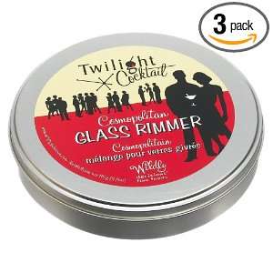 Wildly Delicious Cosmopolitan Glass Rimmer, 3.9 Ounce Tin (Pack of 3 