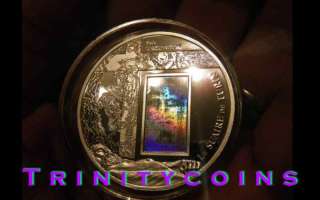 2010 Shroud of Turin Silver Hologram Proof Mintage 2010  