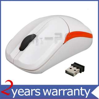 3118 DPI 2.4G Wireless Optical Mouse Orange For USB PC Laptop/Notebook 