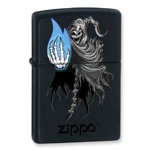 Zippo Grim Reaper Black Chrome Lighter Jewelry