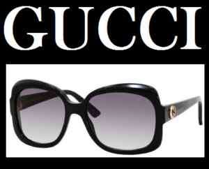 AUTHENTIC Gucci 3190/S Black Designer Sunglasses Cute ★  