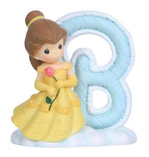PRECIOUS MOMENTS Disney Alphabet Letter B   BELLE NEW  