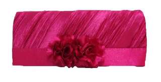 With flower Party New Satin Bridal Evening Bag Clutch Bag Choice 
