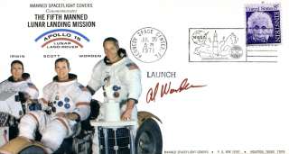 AL WORDEN Apollo 15 Astronaut Autographed  